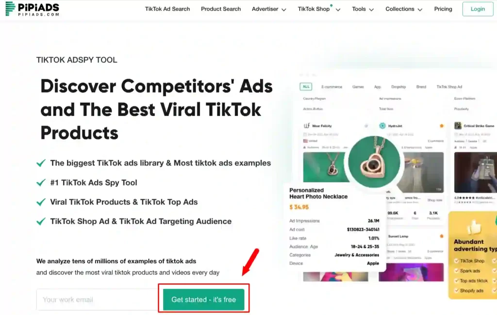 PiPiADS-1-TikTok-Ads-Spy-Tool-Dashboard